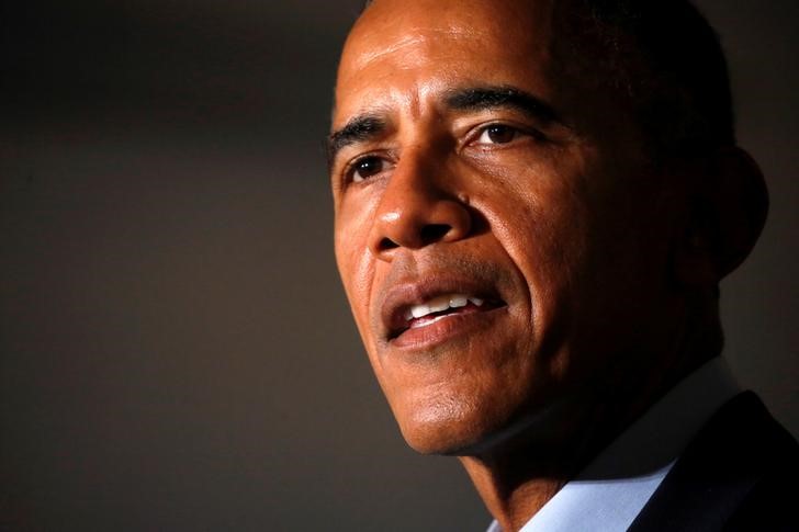 © Reuters. Presidente dos EUA, Barack Obama, participa de evento de campanha eleitoral em Chicago, nos EUA