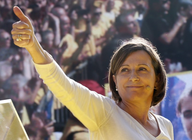 © Reuters. La Fiscalía se querella contra la presidenta del Parlament por desobediencia