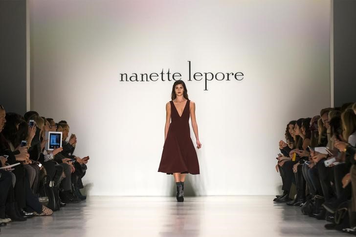 © Reuters. A model presents creations from the Nanette Lepore Fall 2014 collection during New York Fashion Week