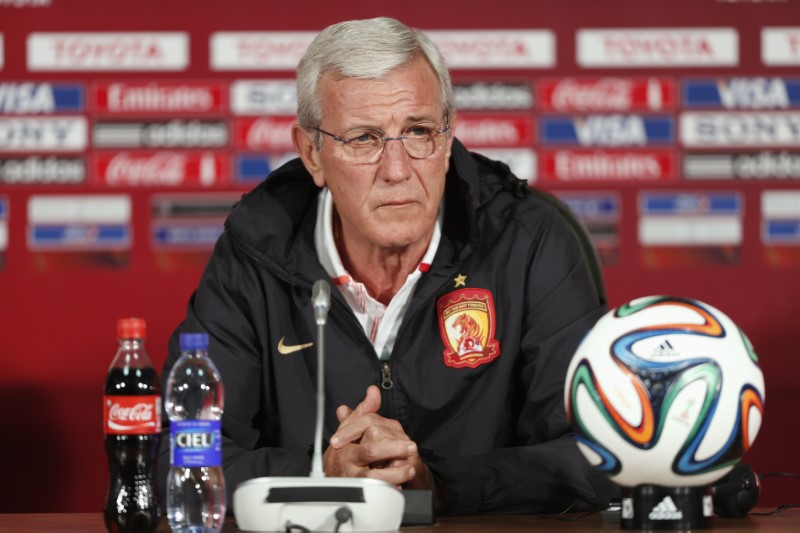 © Reuters. Italiano Marcello Lippi es nombrado director técnico de selección China