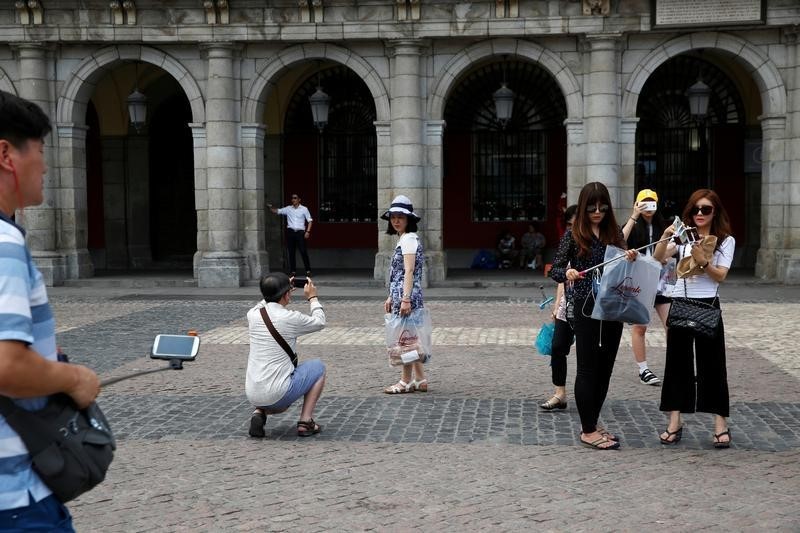 © Reuters. El negocio hotelero español mantiene su impulso en septiembre