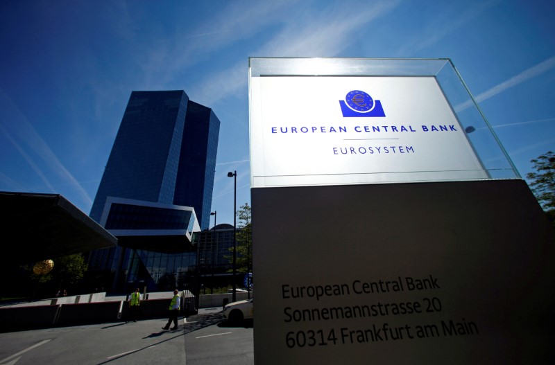 © Reuters. Headquarters of the European Central Bank are pictured in Frankfurt
