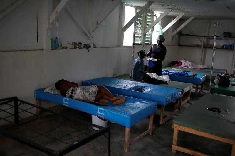 © Reuters. الأمم المتحدة تريد جمع 200 مليون دولار لضحايا الكوليرا في هايتي