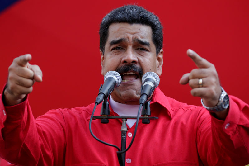 © Reuters. Presidente da Venezuela, Nicolás Maduro, durante evento em Caracas