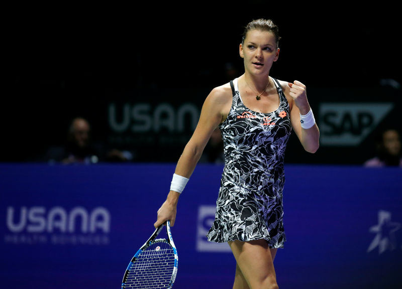 © Reuters. Tennis - Singapore WTA Finals Round Robin Singles