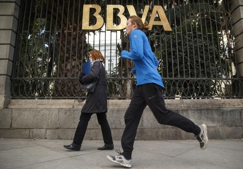 © Reuters. BBVA aumenta beneficio ajustado un 23% en tercer trimestre