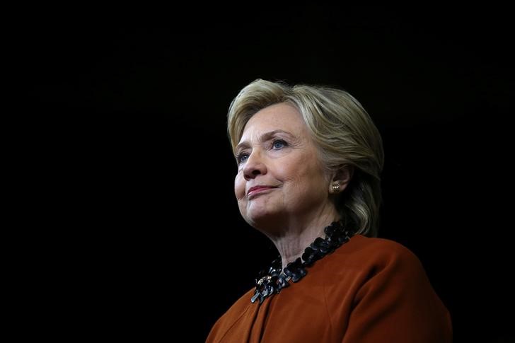 © Reuters. Hillary Clinton durante campanha na Carolina do Norte