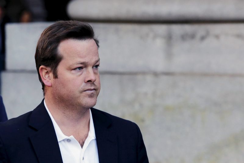 © Reuters. Andrew Caspersen departs after a hearing at the U.S. Federal Court in New York