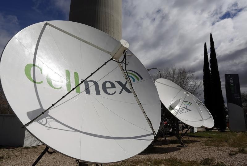 © Reuters. Cellnex dice beneficio bruto a septiembre sube un 18 por ciento