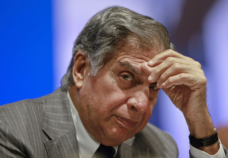 © Reuters. Tata Group Chairman Tata attends the annual general meeting of Tata Steel Ltd., in Mumbai