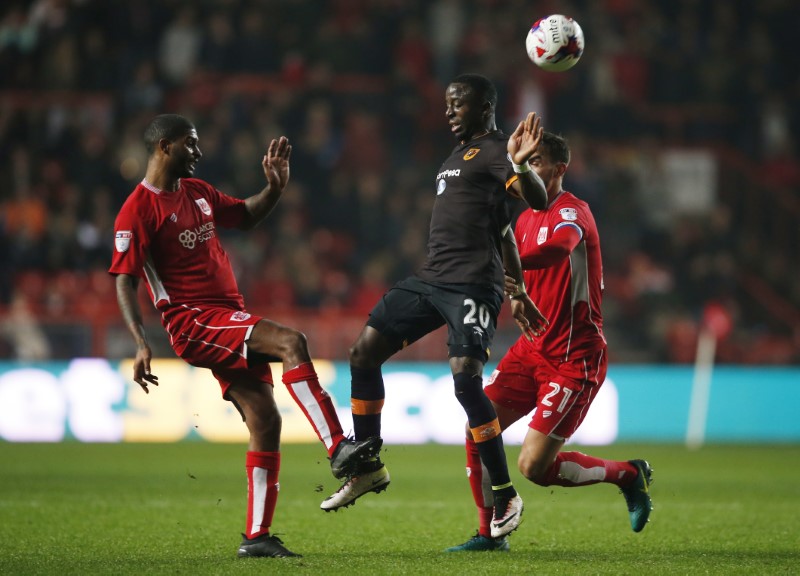 © Reuters. Bristol City v Hull City - EFL Cup Fourth Round