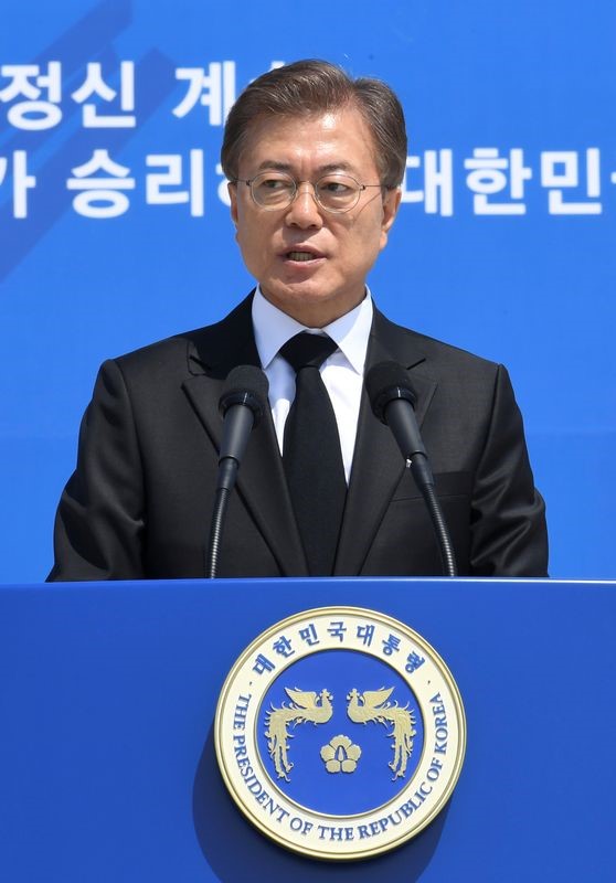 © Reuters. كوريا الجنوبية: التحضيرات بدأت لاجتماع مون وترامب