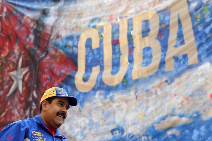 © Reuters. Presidente da Venezuela, Nicolás Maduro, durante evento, em Caracas