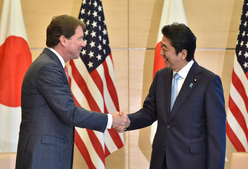 © Reuters. مبعوث: أمريكا تريد العمل مع اليابان لتهدئة الخطاب بشأن كوريا الشمالية
