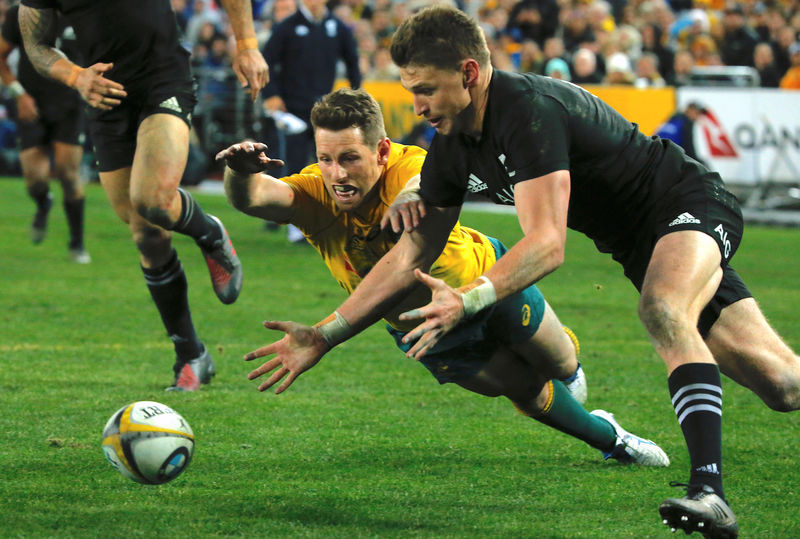 © Reuters. Rugby Union - Australia Wallabies vs New Zealand All Blacks - Stadium Australia, Sydney, Australia