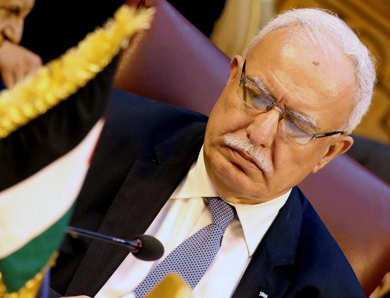 © Reuters. وزير الخارجية الفلسطيني يرحب بالتقارب بين مصر وحماس