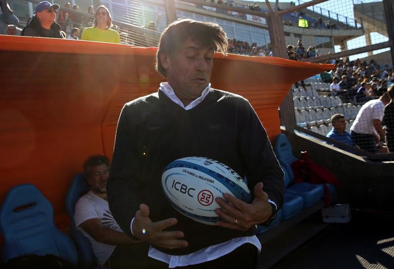 © Reuters. Rugby Union - Argentina v England