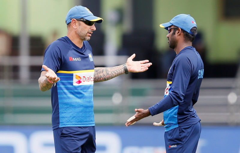 © Reuters. Cricket - Sri Lanka v India - Sri Lanka Team's Practice Session