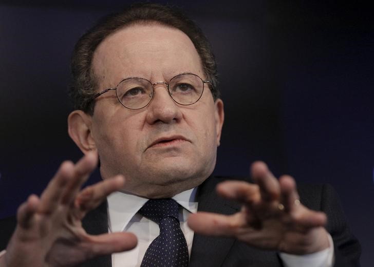 © Reuters. European Central Bank Vice President Vitor Constancio speaks during a Reuters Newsmaker event in New York