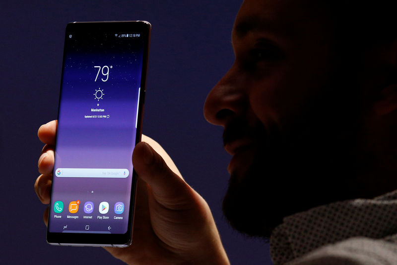 © Reuters. Samsung busca sepultar los problemas del pasado con el nuevo Galaxy Note 8