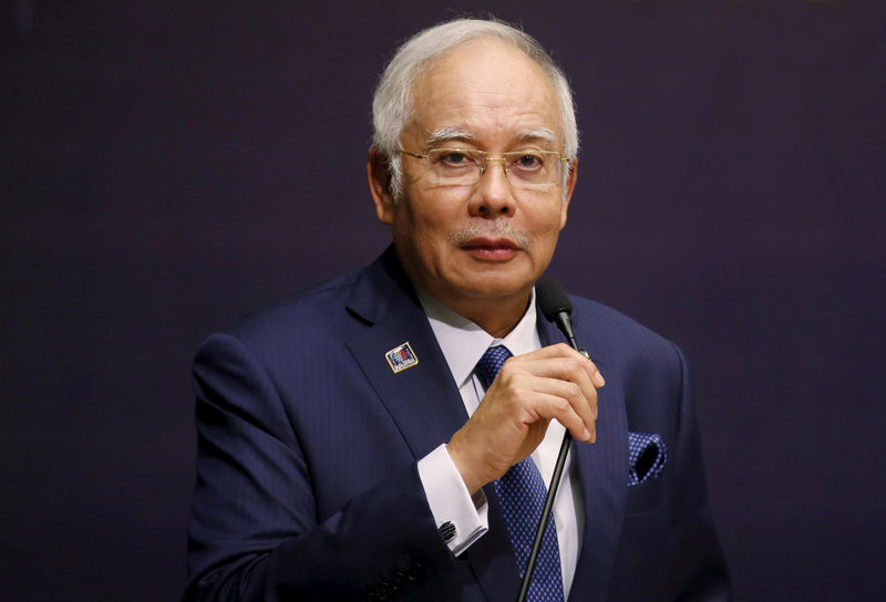 © Reuters. Primeiro-ministro da Malásia, Najib Razak, durante evento em Kuala Lumpur