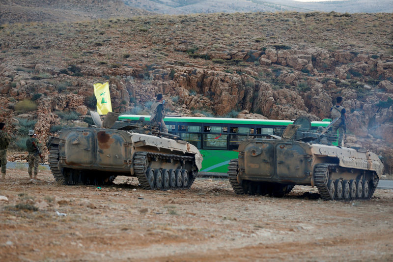© Reuters. إعلام رسمي: سوريا توافق على اتفاق بين حزب الله والدولة الإسلامية