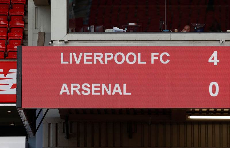 © Reuters. Premier League - Liverpool vs Arsenal