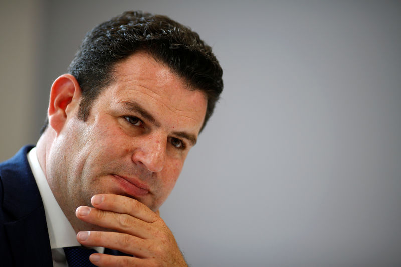 © Reuters. Secretary General of the Social Democratic Party (SPD) Hubertus Heil looks on during an interview with Reuters in Berlin