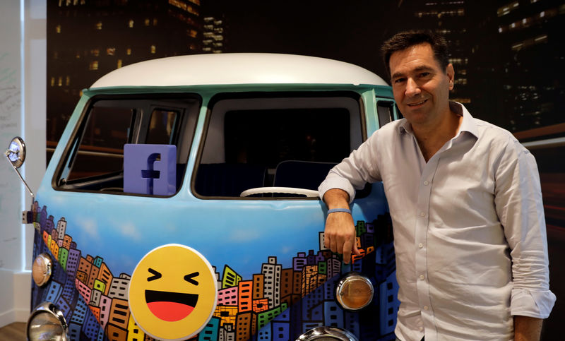 © Reuters. Facebook's VP for Latin America, Dzodan, poses for photograph in Sao Paulo