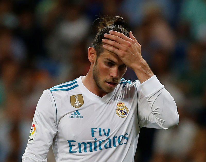 © Reuters. Bale podría estar agotando su tiempo en el Real Madrid