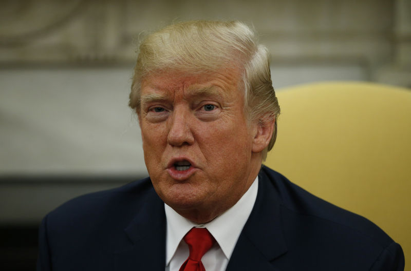 © Reuters. Trump durante reunião na Casa Branca