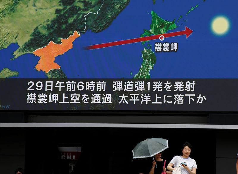 © Reuters. Corea del Norte acusa a EEUU de llevar a la península a una 