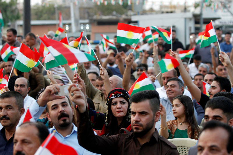 © Reuters. محافظة كركوك العراقية تصوت في استفتاء على استقلال الأكراد الشهر المقبل