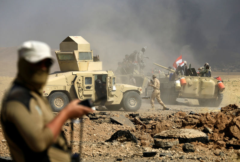 © Reuters. "أبواب الجحيم".. الجيش العراقي يقول القتال قرب تلعفر أسوأ من الموصل