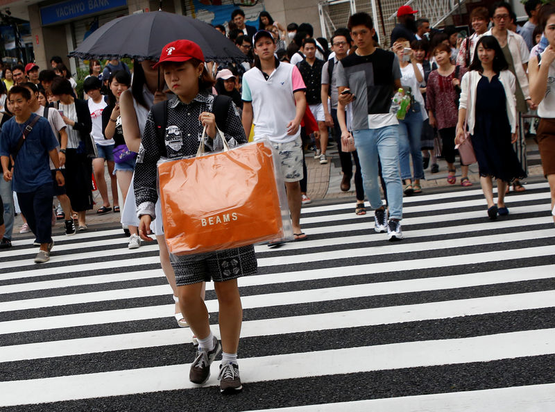 © Reuters. HAUSSE DE 1,9% DES VENTES AU DÉTAIL AU JAPON EN JUILLET