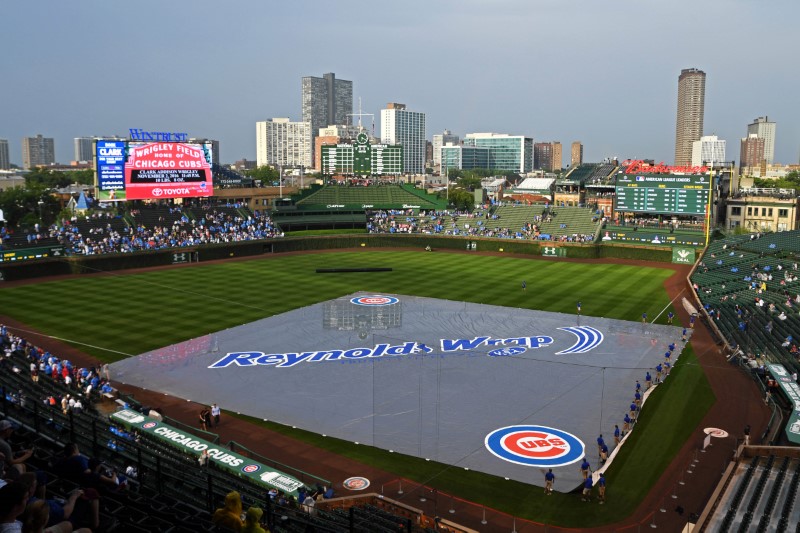 © Reuters. MLB: Cincinnati Reds at Chicago Cubs