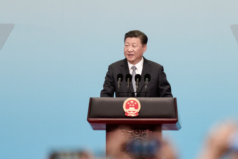 © Reuters. الرئيس الصيني يحث دول بريكس على السعي لتحرير التجارة وفتح الاقتصاد العالمي