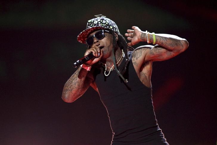 © Reuters. Rapper Lil Wayne durante apresentação em Las Vegas, Nevada