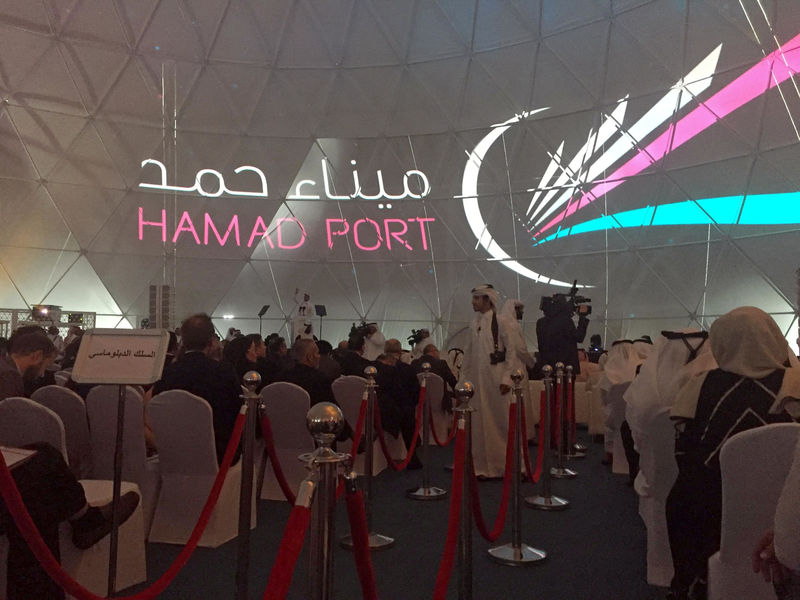 Qatar says new port will help circumvent Arab sanctions