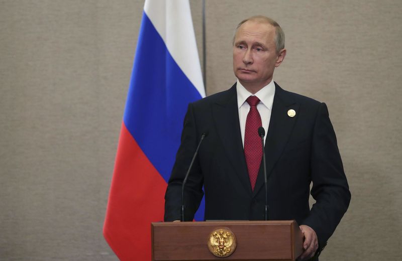 © Reuters. Presidente da Rússia, Vladimir Putin, em coletiva de imprensa durante cúpula do Brics em Xiamen, na China