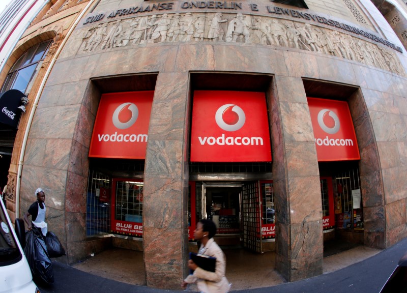 © Reuters. A branch  South African mobile communications provider Vodacom in Cape Town