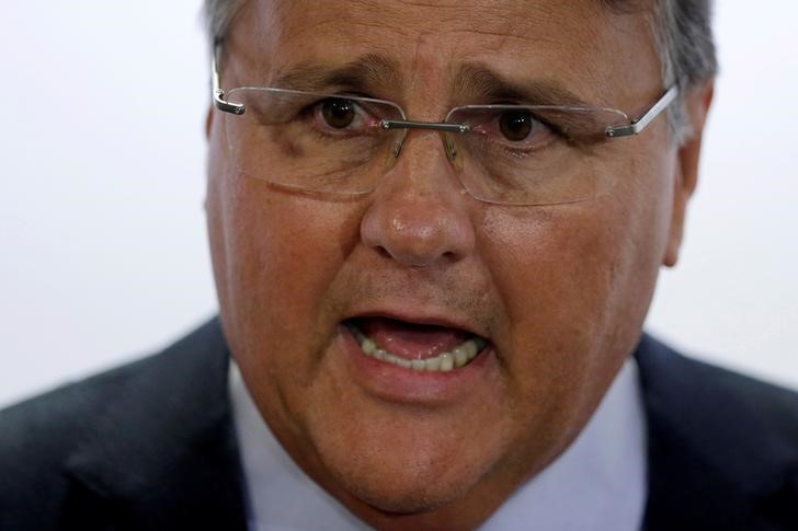 © Reuters. Ex-ministro Geddel Vieira Lima, no Palácio do Planalto, em Brasília