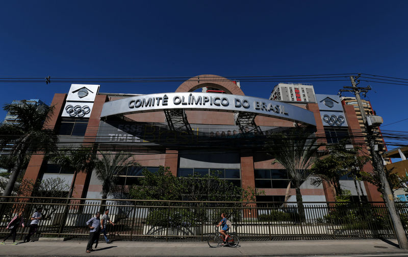 © Reuters. The headquarter of the Brazilian Olympic Committee is seen in Rio de Janeiro