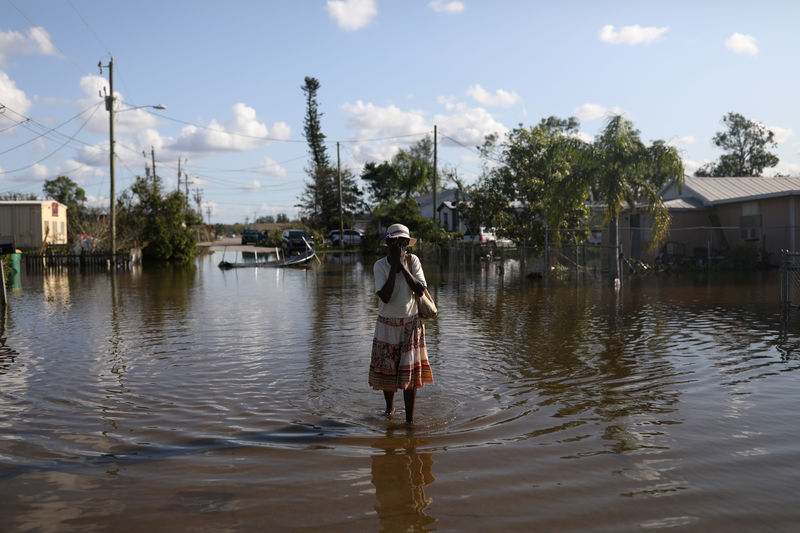 © Reuters. Los residentes de Florida, conmocionados por los daños de Irma