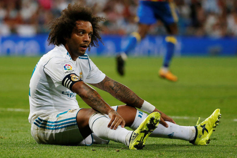 © Reuters. Marcelo amplía su contrato con el Real Madrid hasta 2022