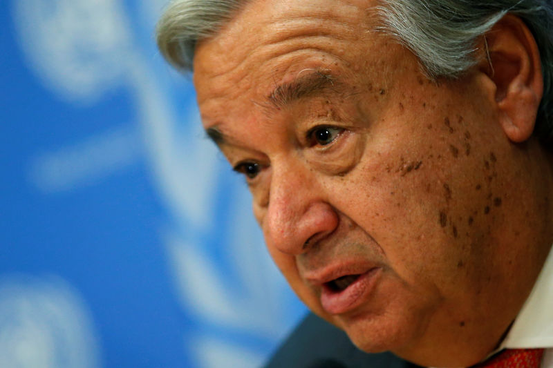 © Reuters. الأمين العام للأمم المتحدة يطالب ميانمار بإنهاء العمل العسكري والعنف