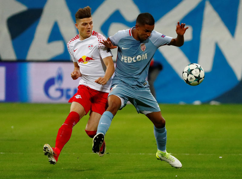 © Reuters. Champions League - RB Leipzig vs AS Monaco