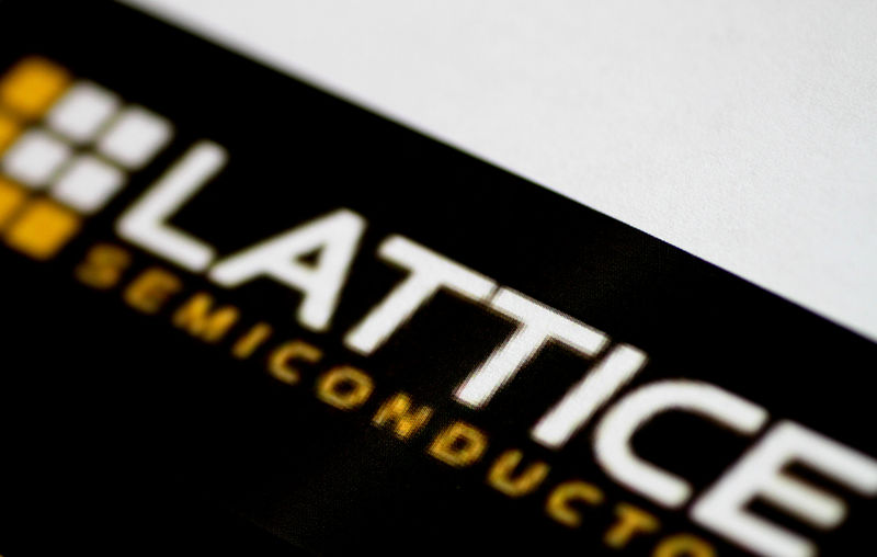 © Reuters. FILE PHOTO - Illustration photo of the Lattice Semiconductor logo