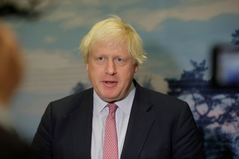 © Reuters. Britain's State Secretary for Foreign and Commonwealth Affairs Johnson attends an informal meeting of EU Ministers of Foreign Affairs in Tallinn