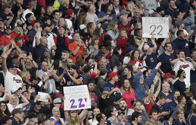 © Reuters. MLB: Kansas City Royals at Cleveland Indians